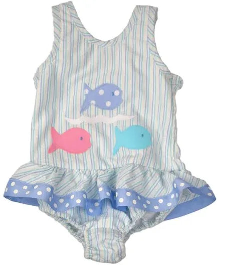 One piece fish swimsuit