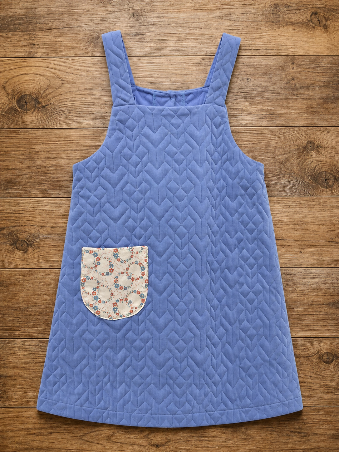 Geo quilted jumper