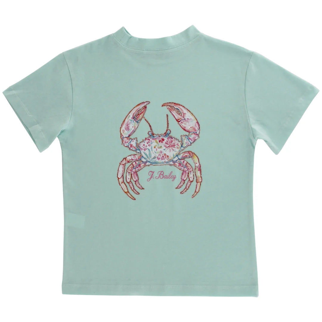 Crab on Seaglass