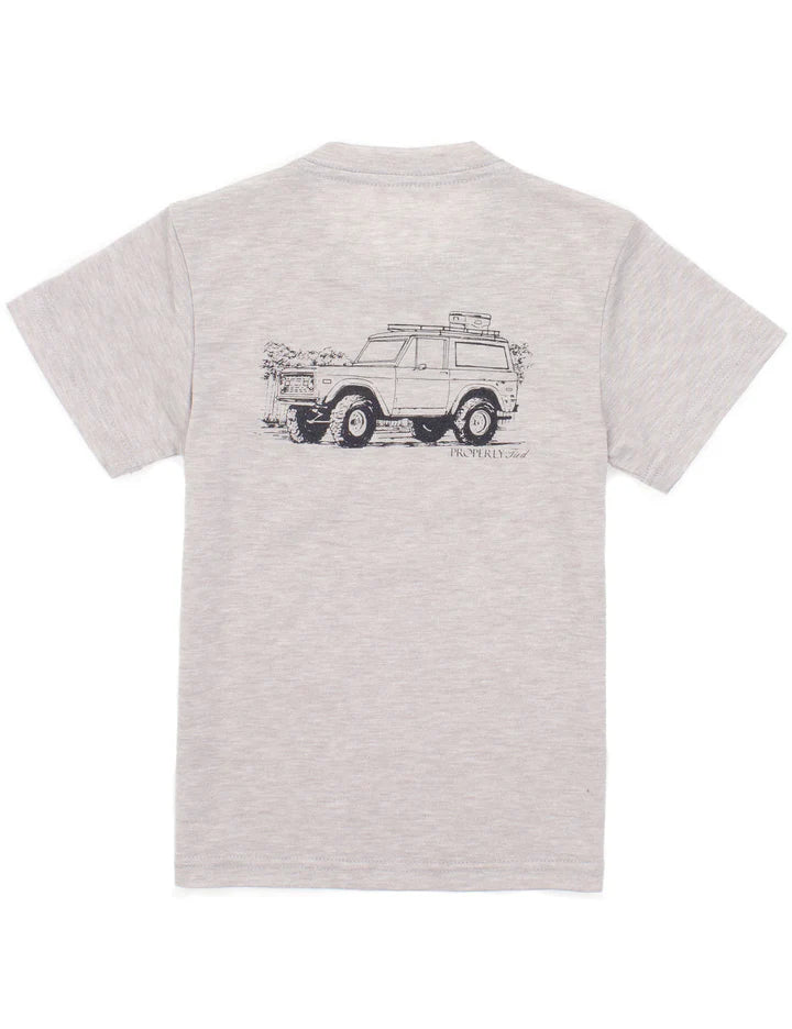 4x4 POCKET TEE ICE GREY