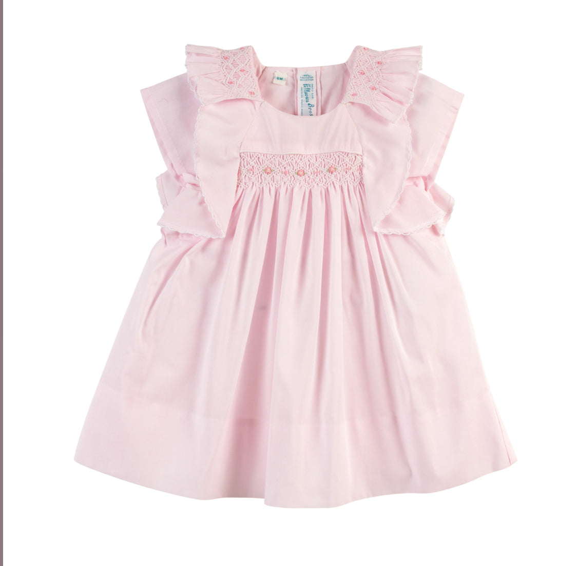 Girls Smocked Ruffle
