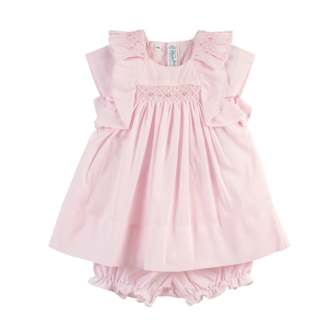 Girls Smocked Ruffle