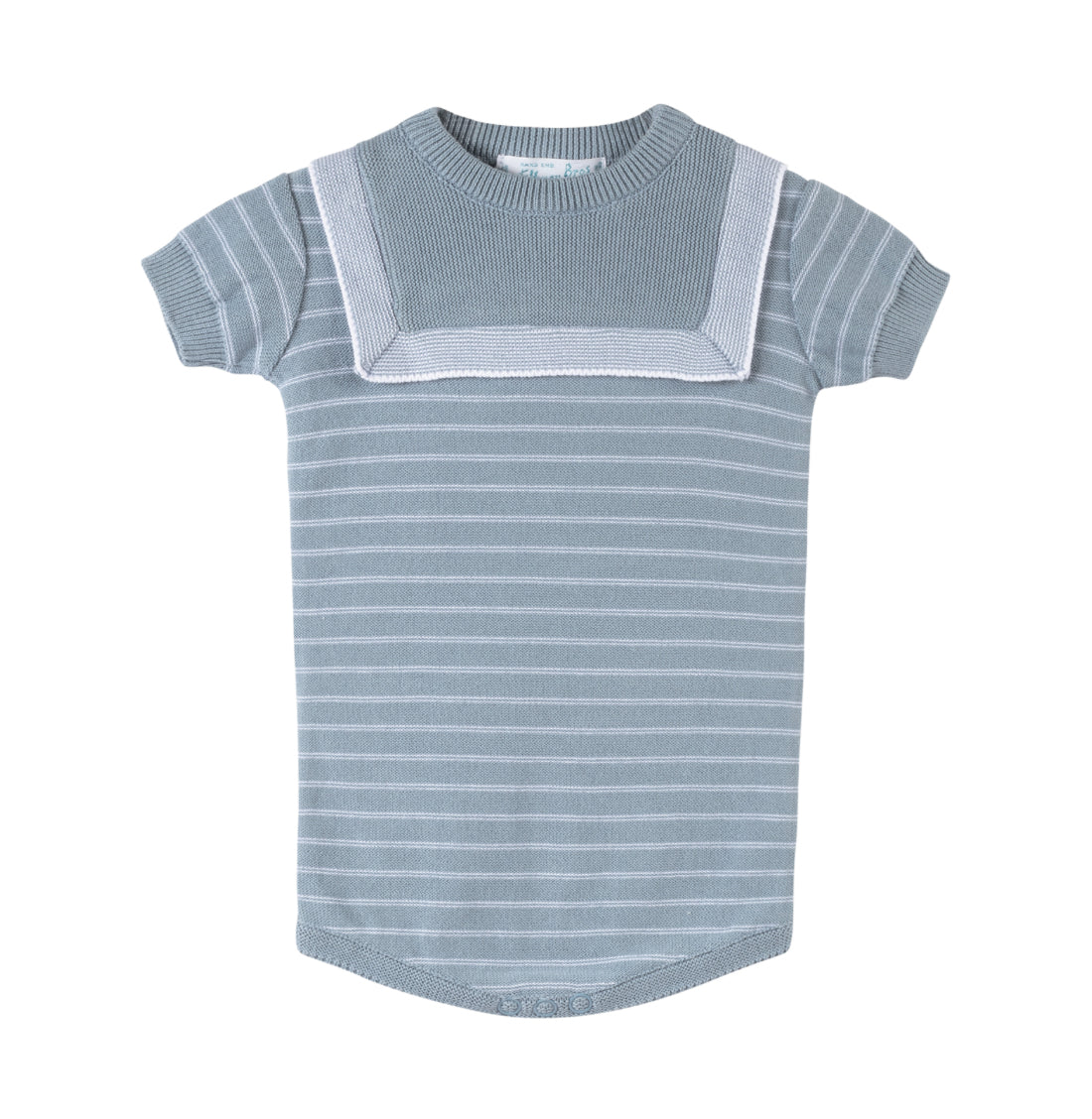 Boys Knit Striped Romper