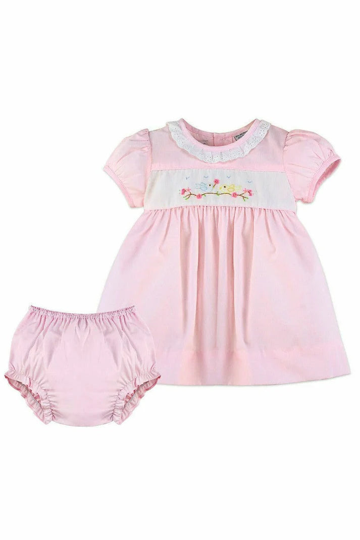 HAND SMOCKED BABY GIRL CLASSIC DRESS