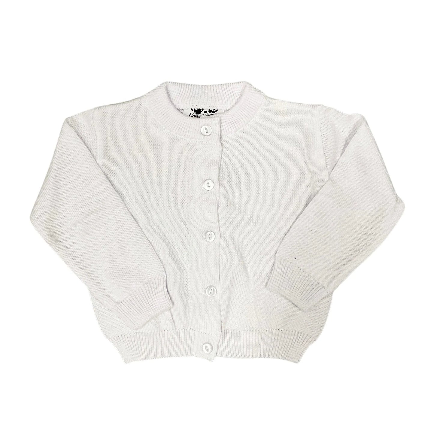 Fingerprints Cardigan Bright White
