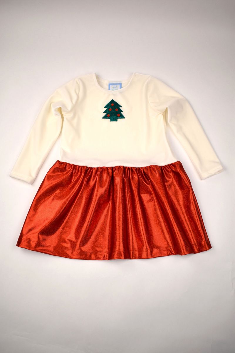 Sparkly tree dress