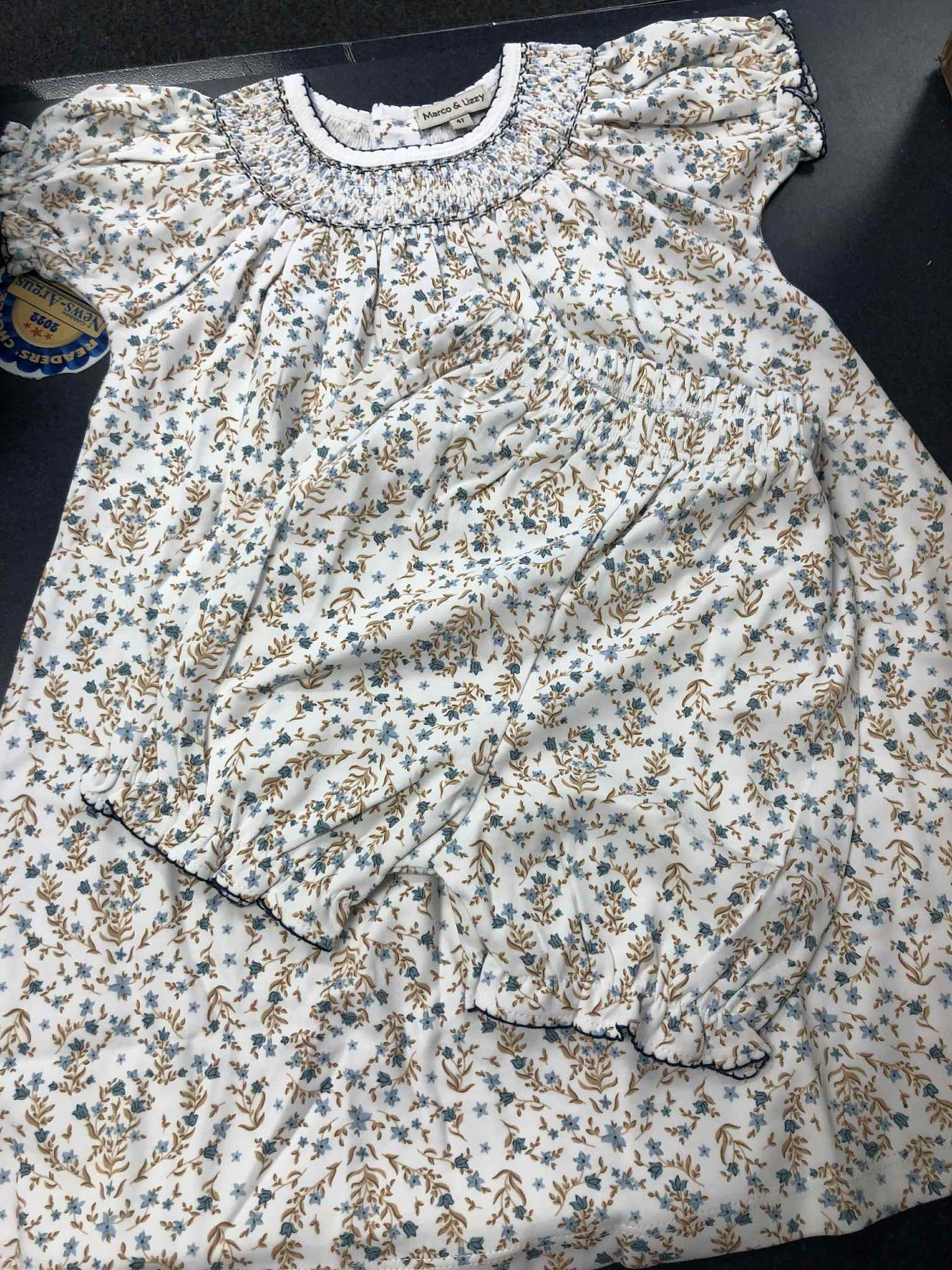 Dainty florals bloomer set