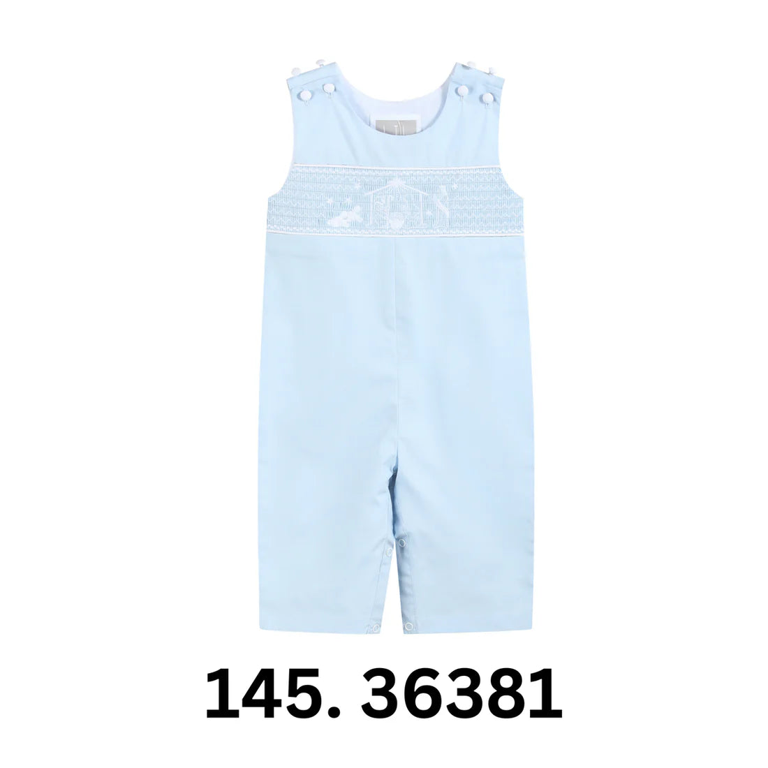 Light blue nativity overall