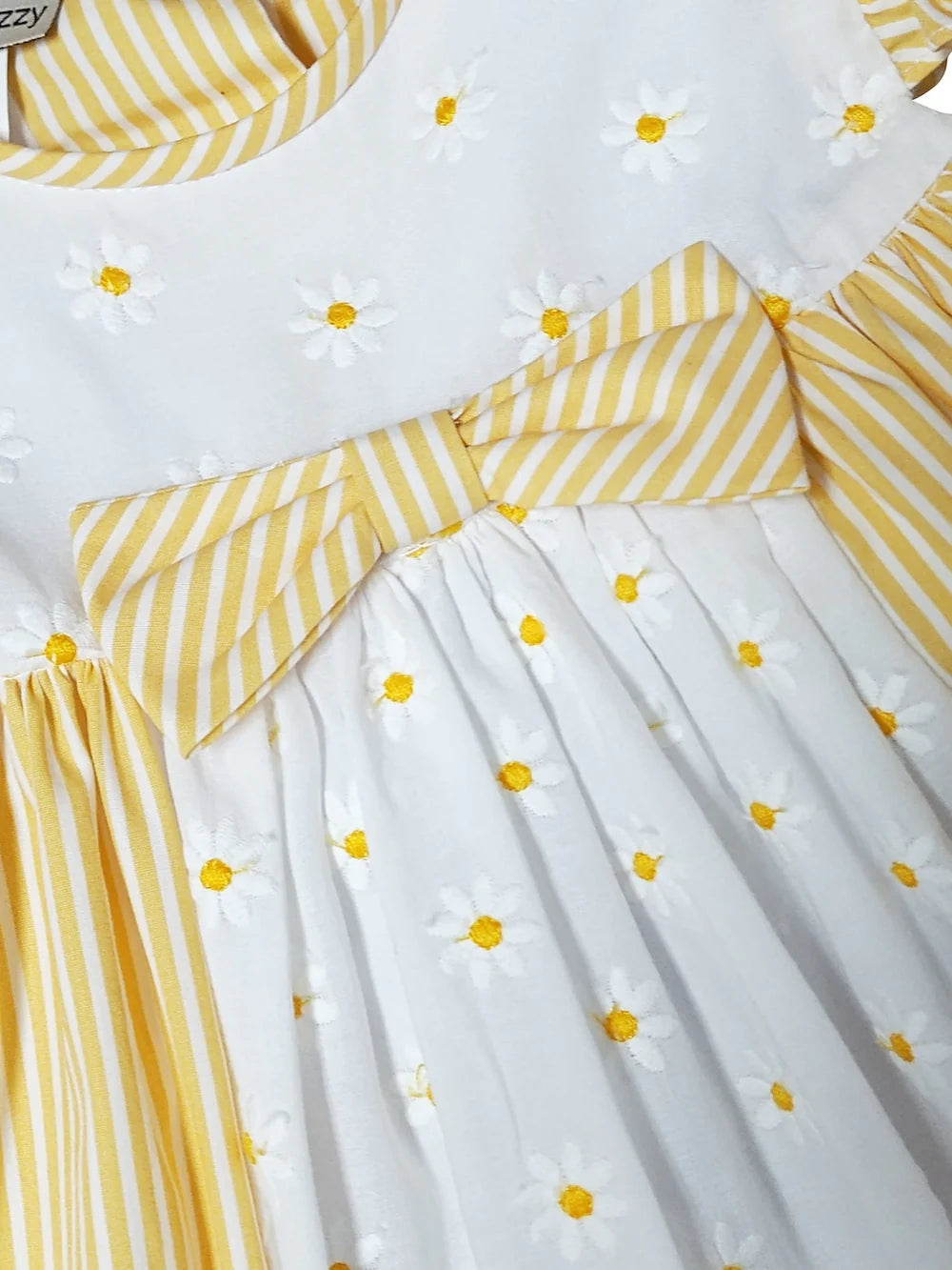Daisy embroidered float dress