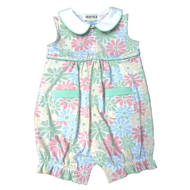 Retro flower romper