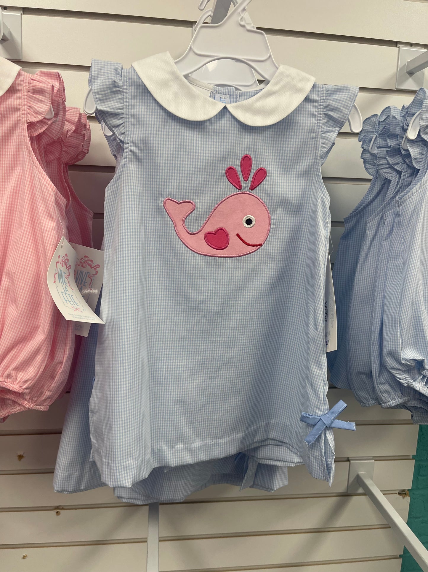 Whale a line dress