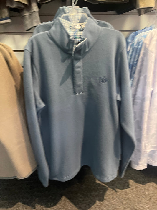 3 button stone pullover