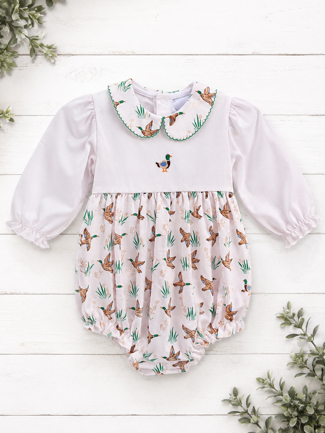 Mallard ruffle bubble