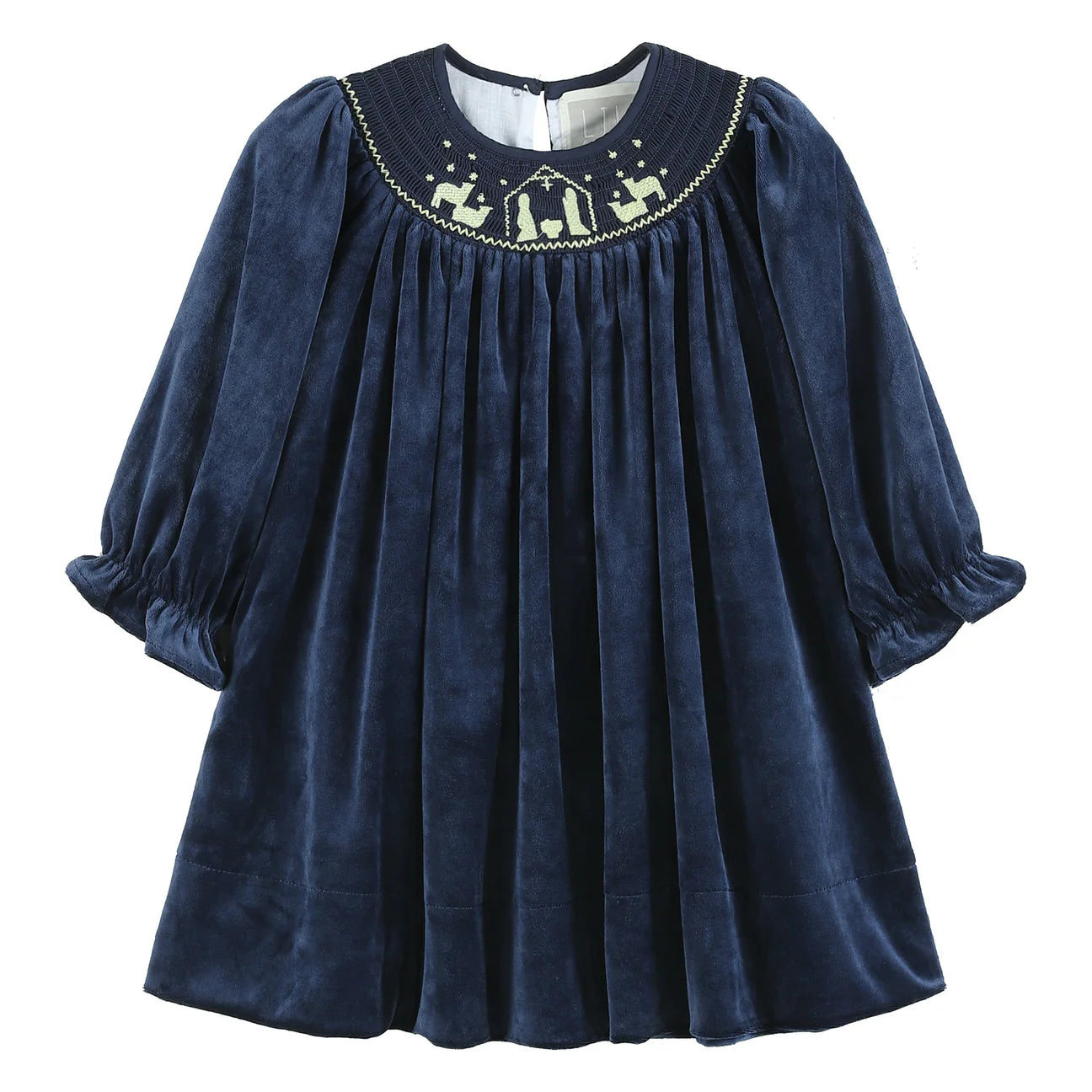 NATIVITY GOLD SMOCKED