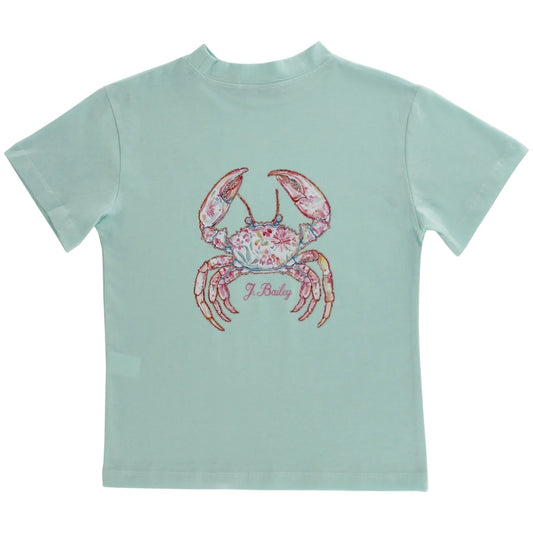 Crab on Seaglass
