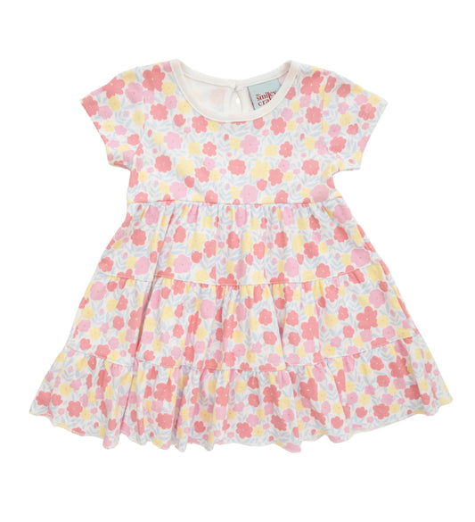 Floral flutter dress