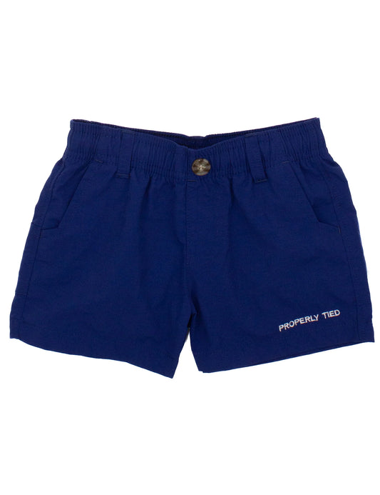 Navy mallard shorts