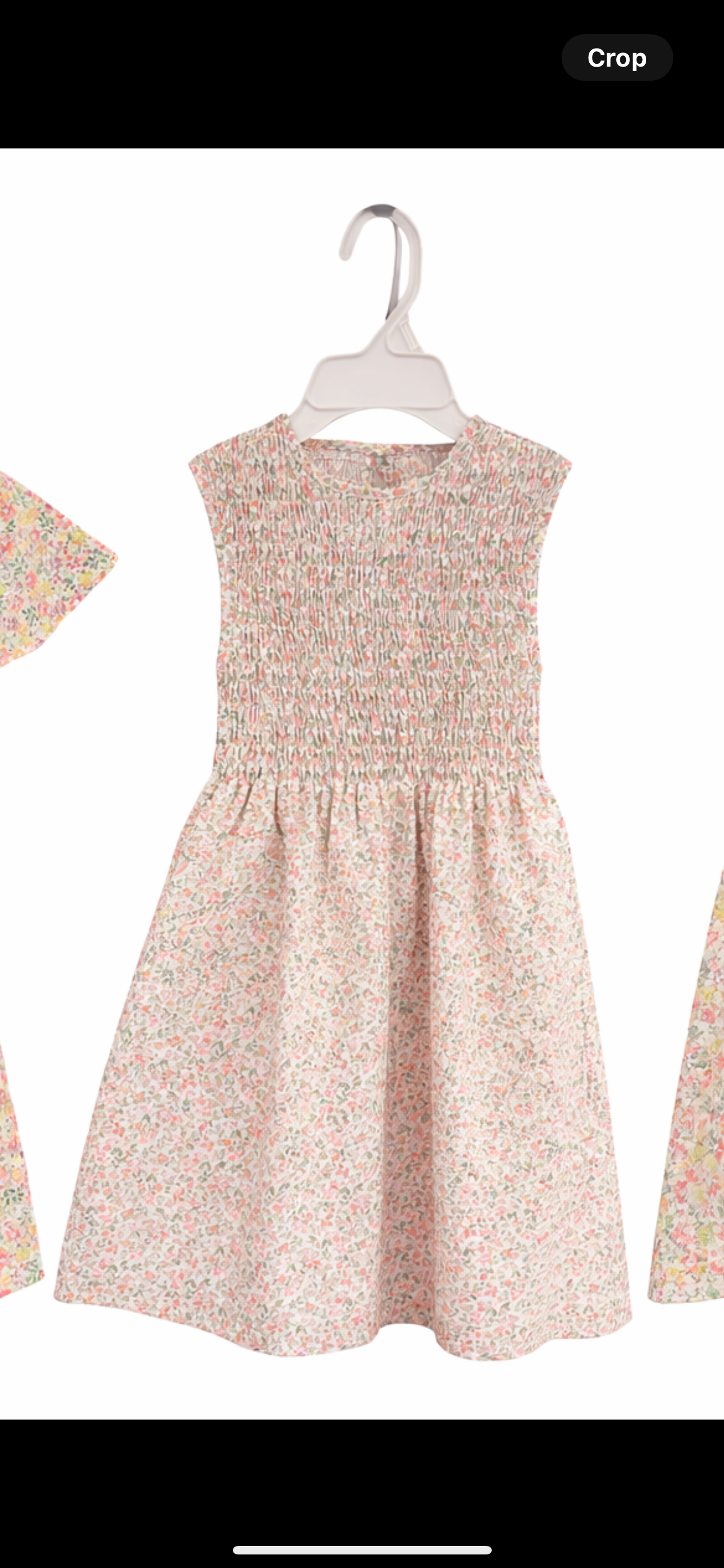 Smocked pastel dress