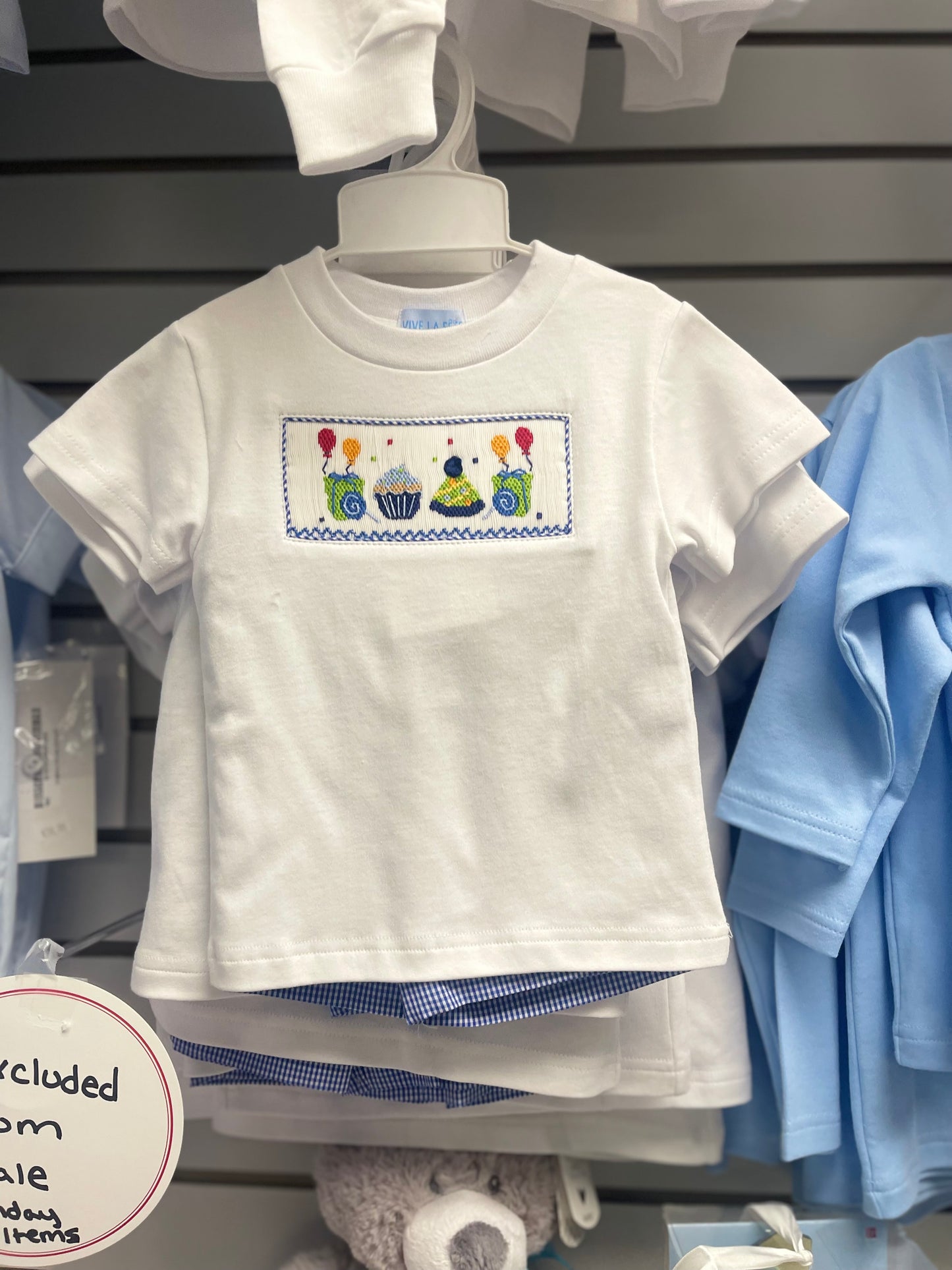 Birthday boys short set