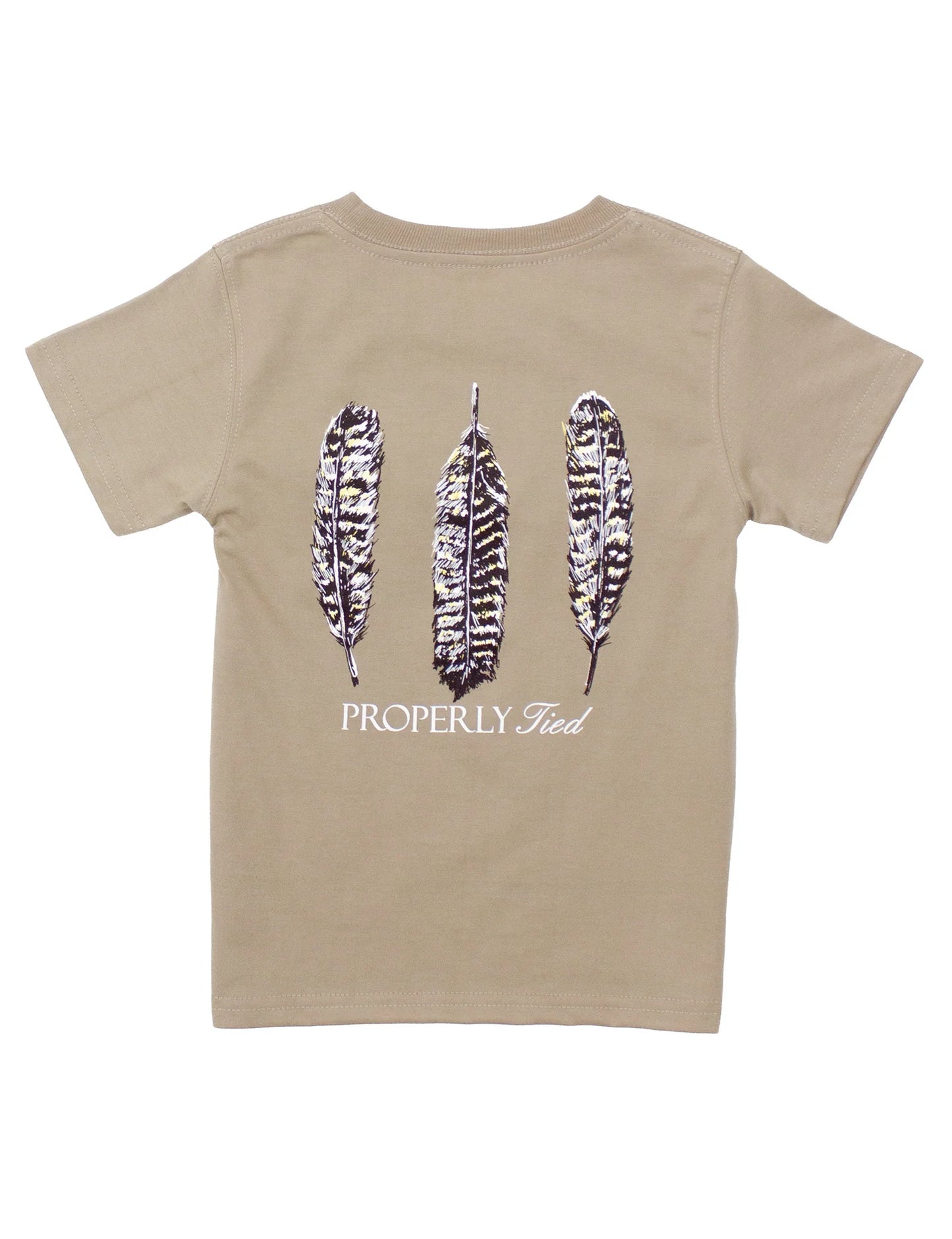 Turkey feathers tee