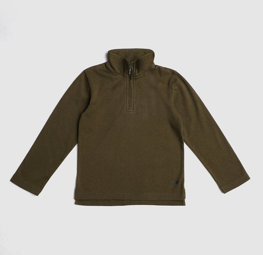 Olive zip hoodie