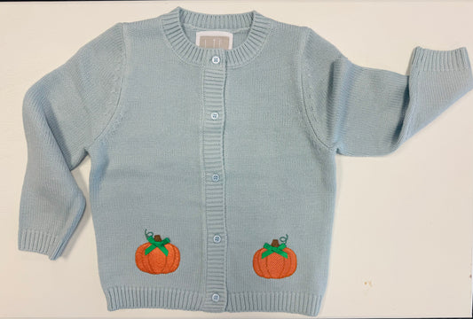 Pumpkin girls cardigan