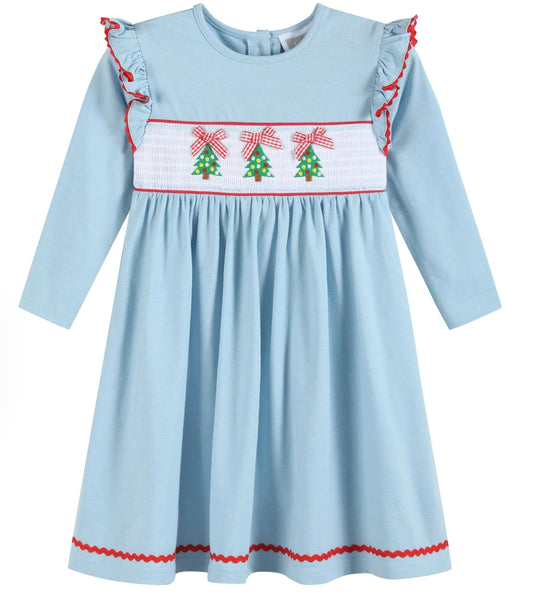 Christmas tree knit dress