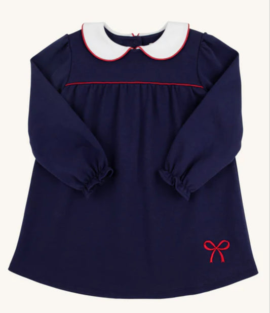 Long sleeve matron Fitz frock Pima