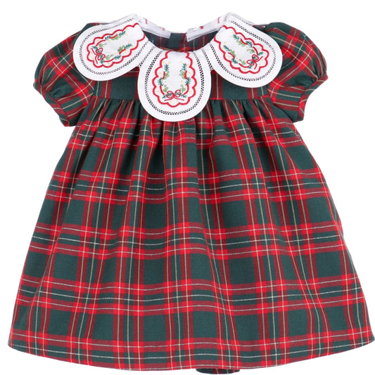 Holiday plaid petal float