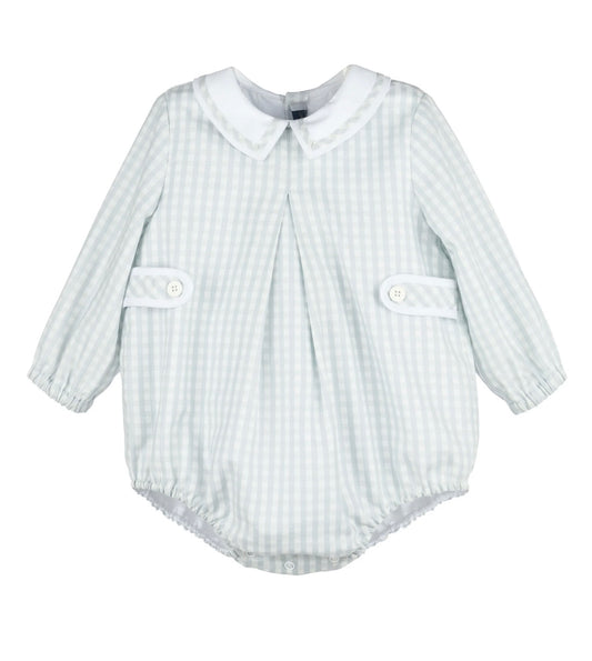 SOPHIE & LUCAS FROST BOY GINGHAM BLUE BUBBLE