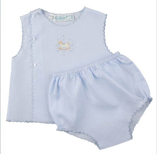 Boys Rocking Horse Diaper Set