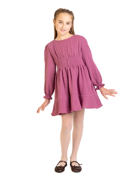 The Sophie dress burgundy