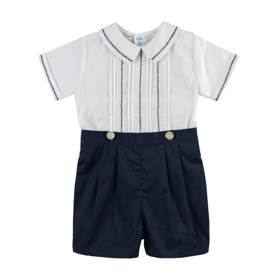 Boys Feather Stitched Bobby Suit