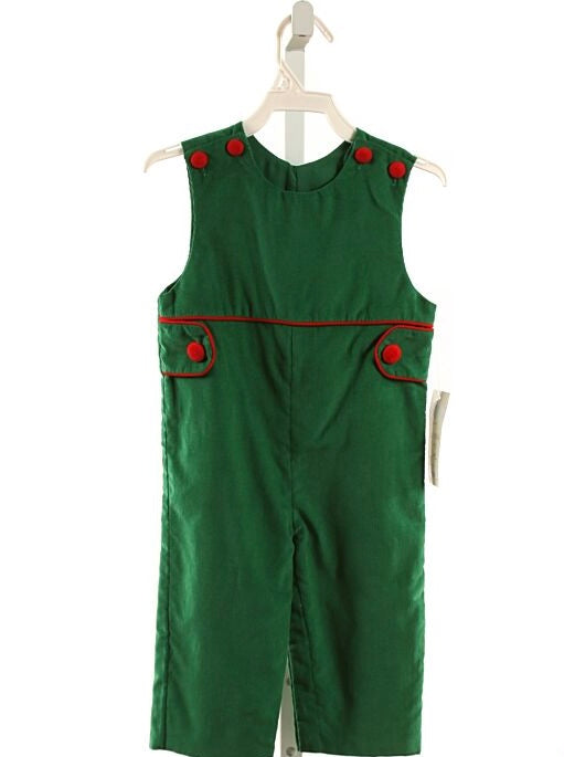 GREEN CORD OVERALL