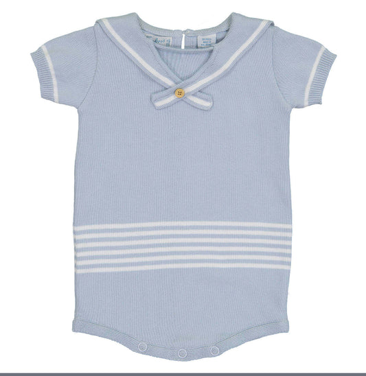 Knit Sailor Romper