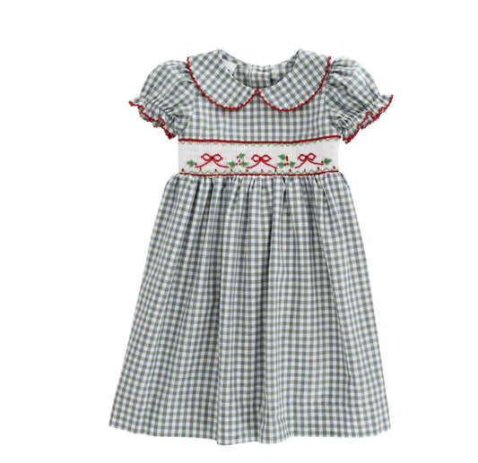 Smocked bows dress