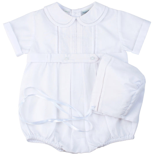 Dressy Belted Creeper With Bonnet