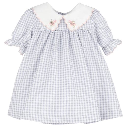 Acorn Miller Dress Blue Check
