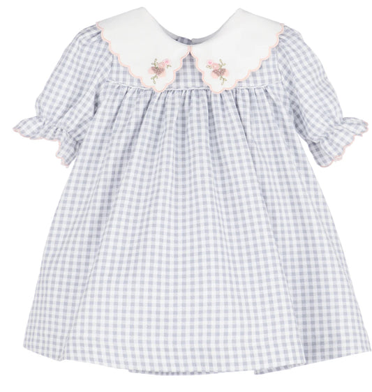 Acorn Miller Dress Blue Check