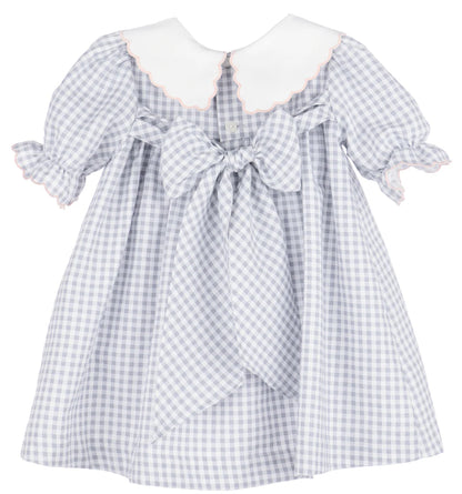 Acorn Miller Dress Blue Check