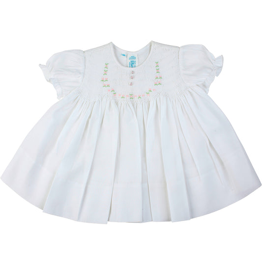 Smocked Rose Dress