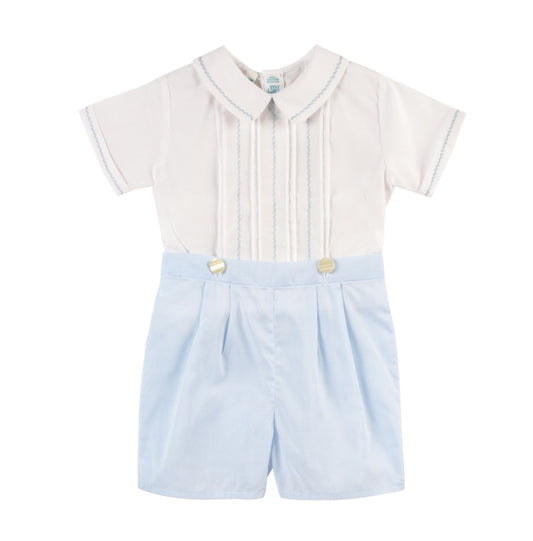 Boys Feather Stitched Bobby Suit