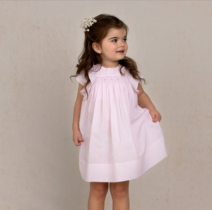 Girls Smocked Ruffle