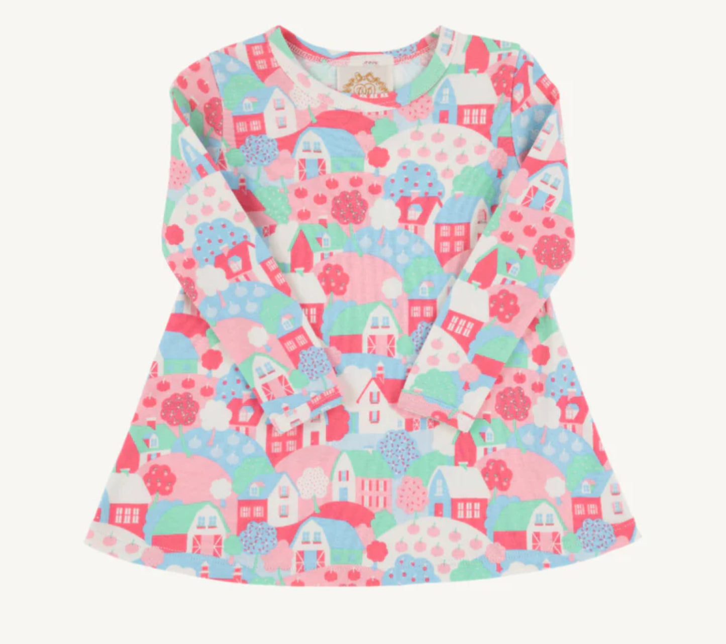 House on the hill long sleeve Polly play dress