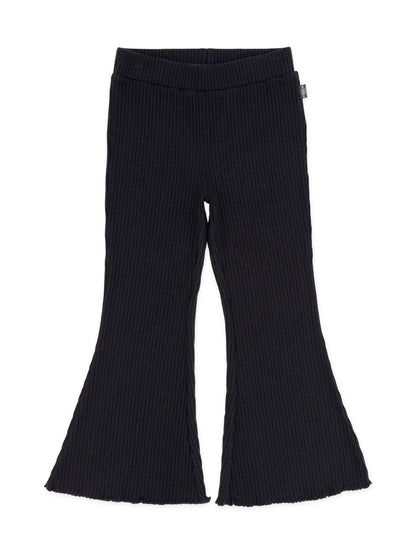Ribbed leggings flare