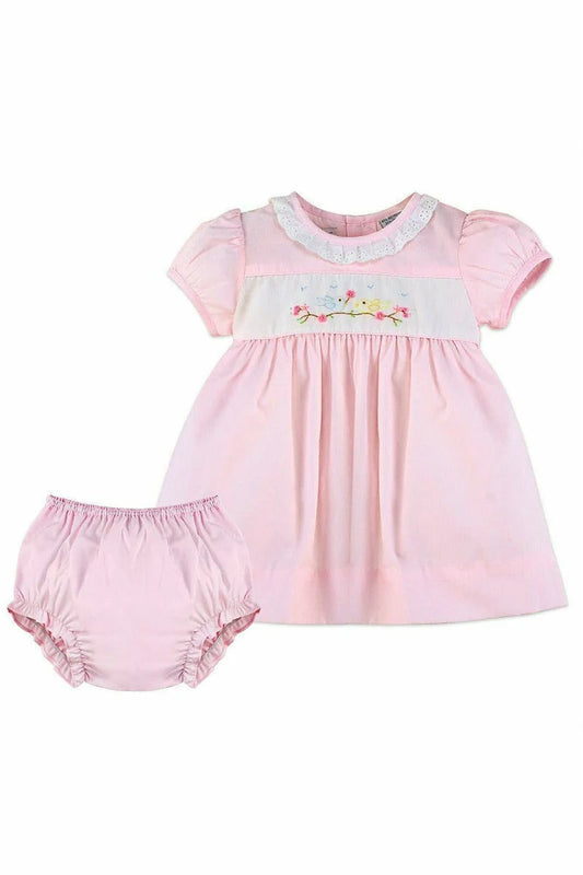 HAND SMOCKED BABY GIRL CLASSIC DRESS