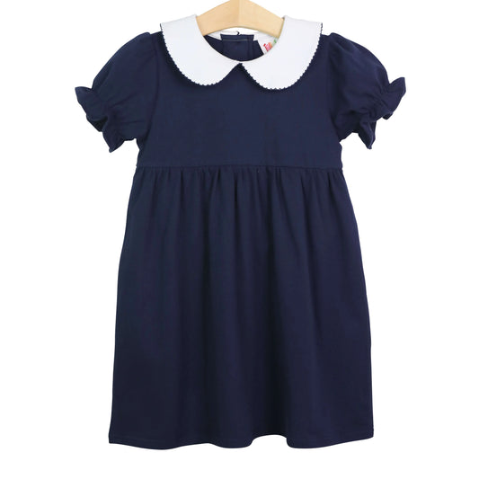 Charlotte Dress Navy