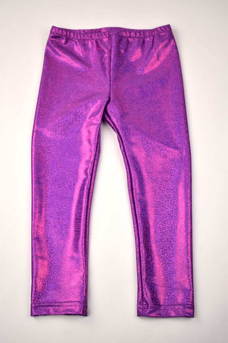 Sparkle leggings purple