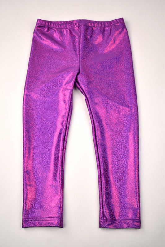 Sparkle leggings purple