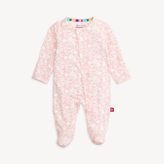 Pink herds of a feather modal footie